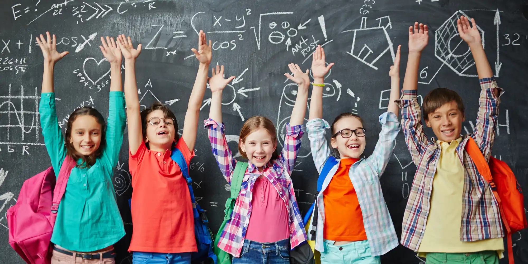 Kinderen die juichen